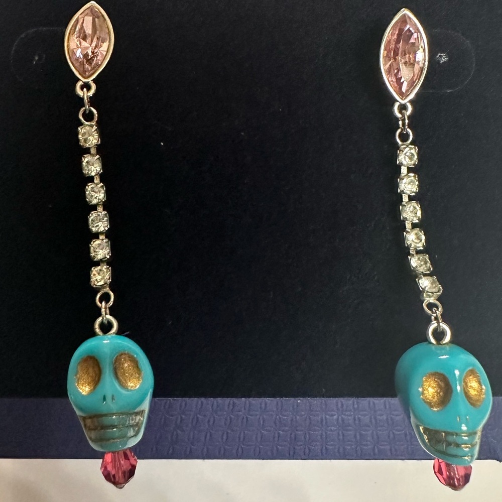 Swarovski Sugar Skull Drop earrings - Picture 3 of 8